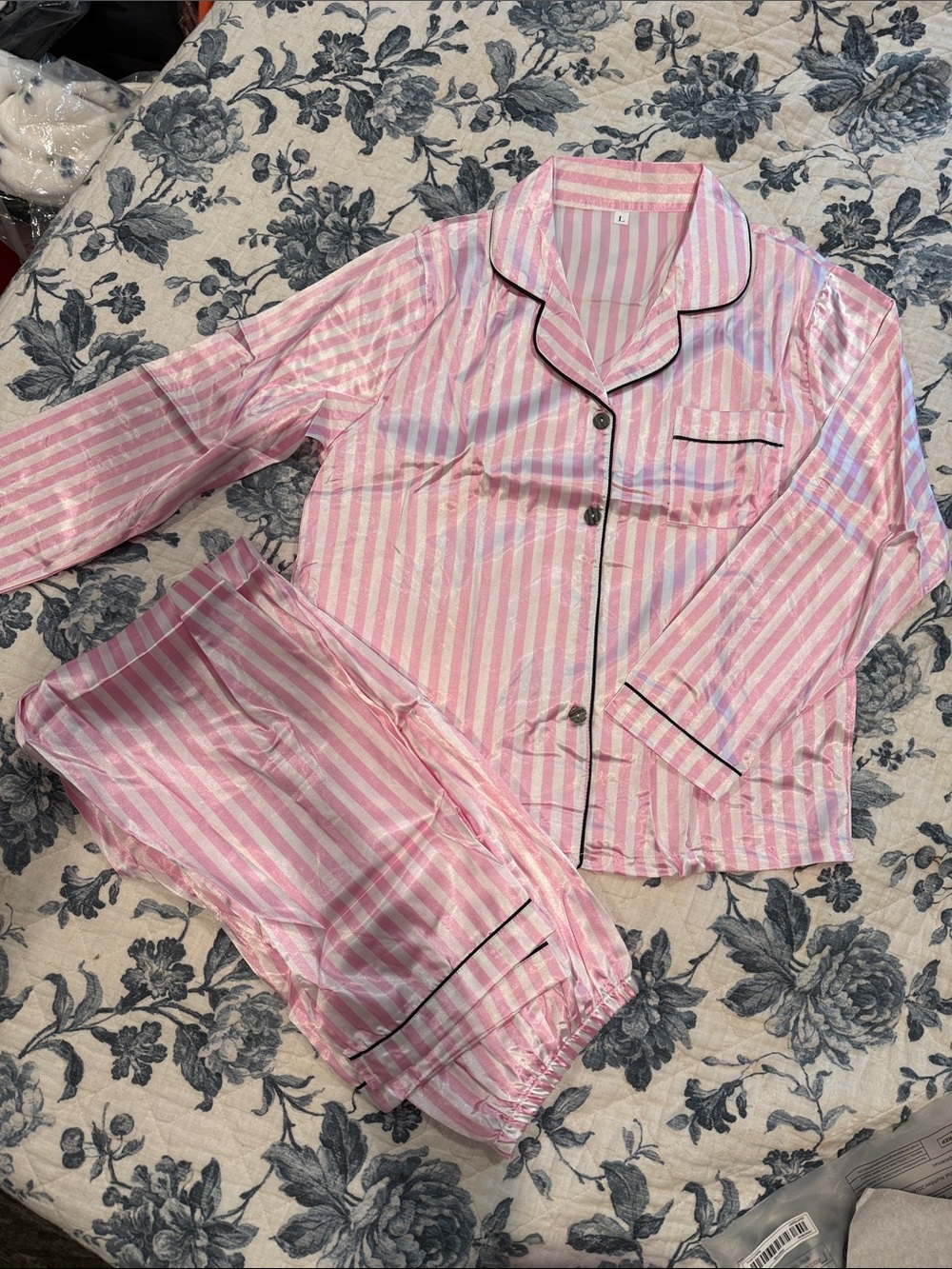 Silky pjs. So comfy, like you have nothing on.